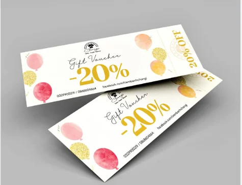 Thiết Kế Voucher Giảm Giá Độc Đáo và Sáng Tạo