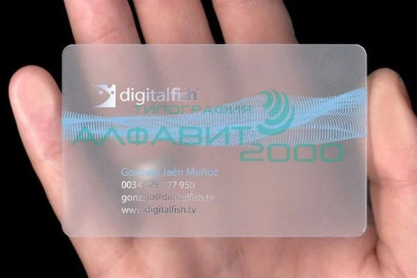 Tất tần tật về in card visit nhựa trong suốt