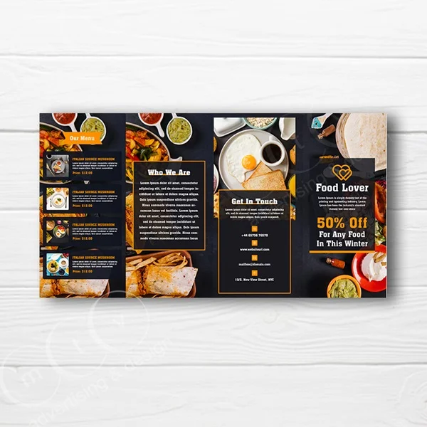 Tìm hiểu về in menu tờ rời và lưu ý khi thiết kế.