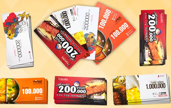 In voucher phiếu quà tặng-Những điều cần biết