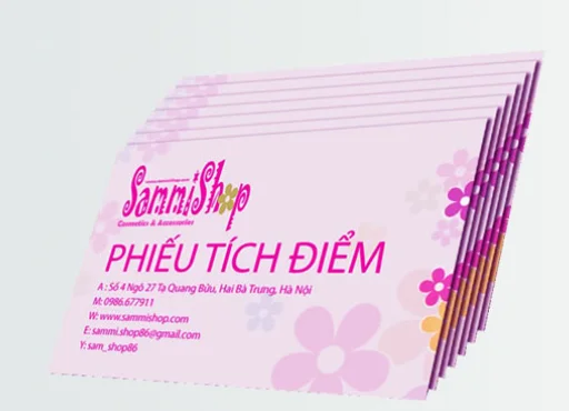 Thiết Kế và In Nhanh Thẻ Tích Điểm Độc Đáo