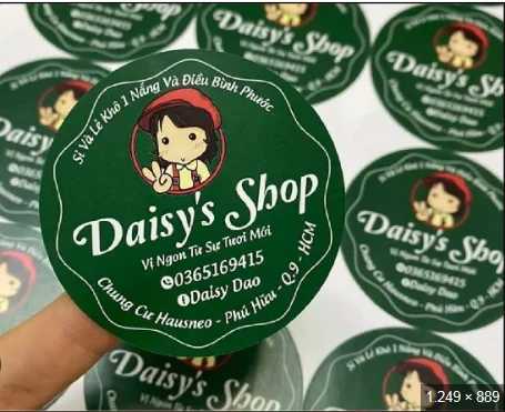 Tem decal giấy: Một giải pháp độc đáo và tiện lợi cho nhãn hiệu và quảng cáo