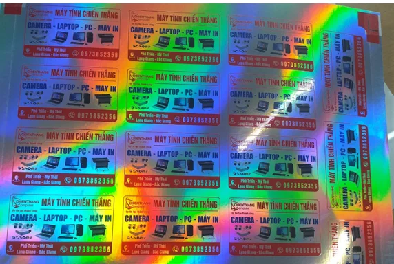 in nhanh decal 7 màu là gì ?