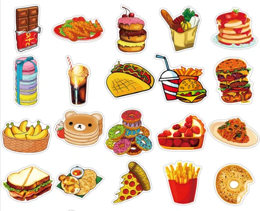 In Nhanh Sticker Đồ Ăn – Tạo Ấn Tượng Mạnh Mẽ Cho Thương Hiệu Của Bạn