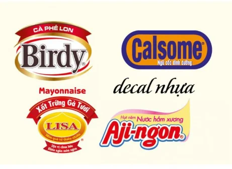Ứng dụng của in nhanh decal nhựa sữa