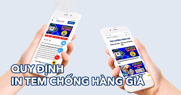 Các quy định in tem chống giả và nơi in tem chất lượng cao