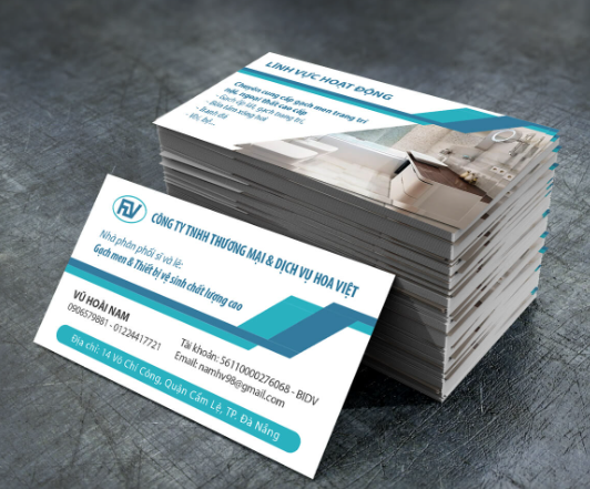 Dịch vụ in danh thiếp lấy liền