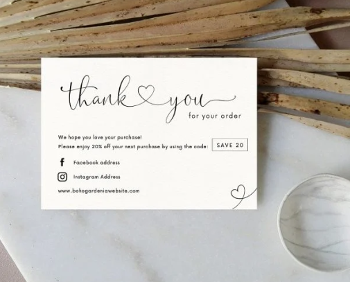 Dịch vụ in nhanh thư cảm ơn Phước Lộc Thọ 