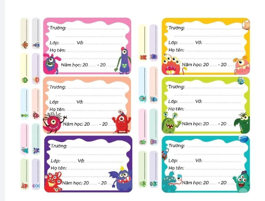  Giới thiệu về in nhanh và nhãn vở