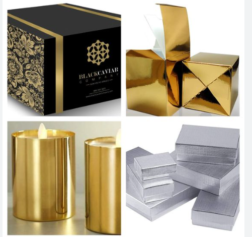 In nhanh giấy metalize vàng 