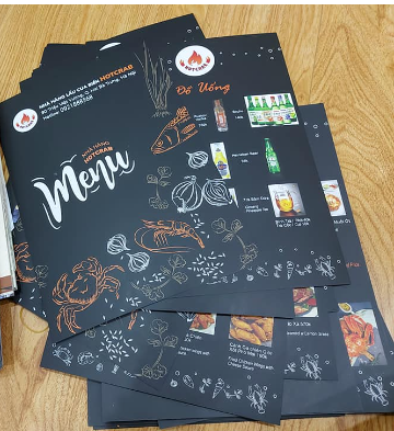 In nhanh in menu quán nước: Giải pháp tối ưu cho kinh doanh