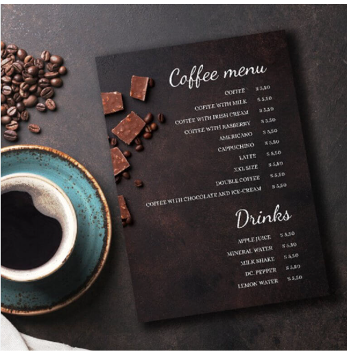 Lý do lựa chọn in nhanh menu bìa cứng