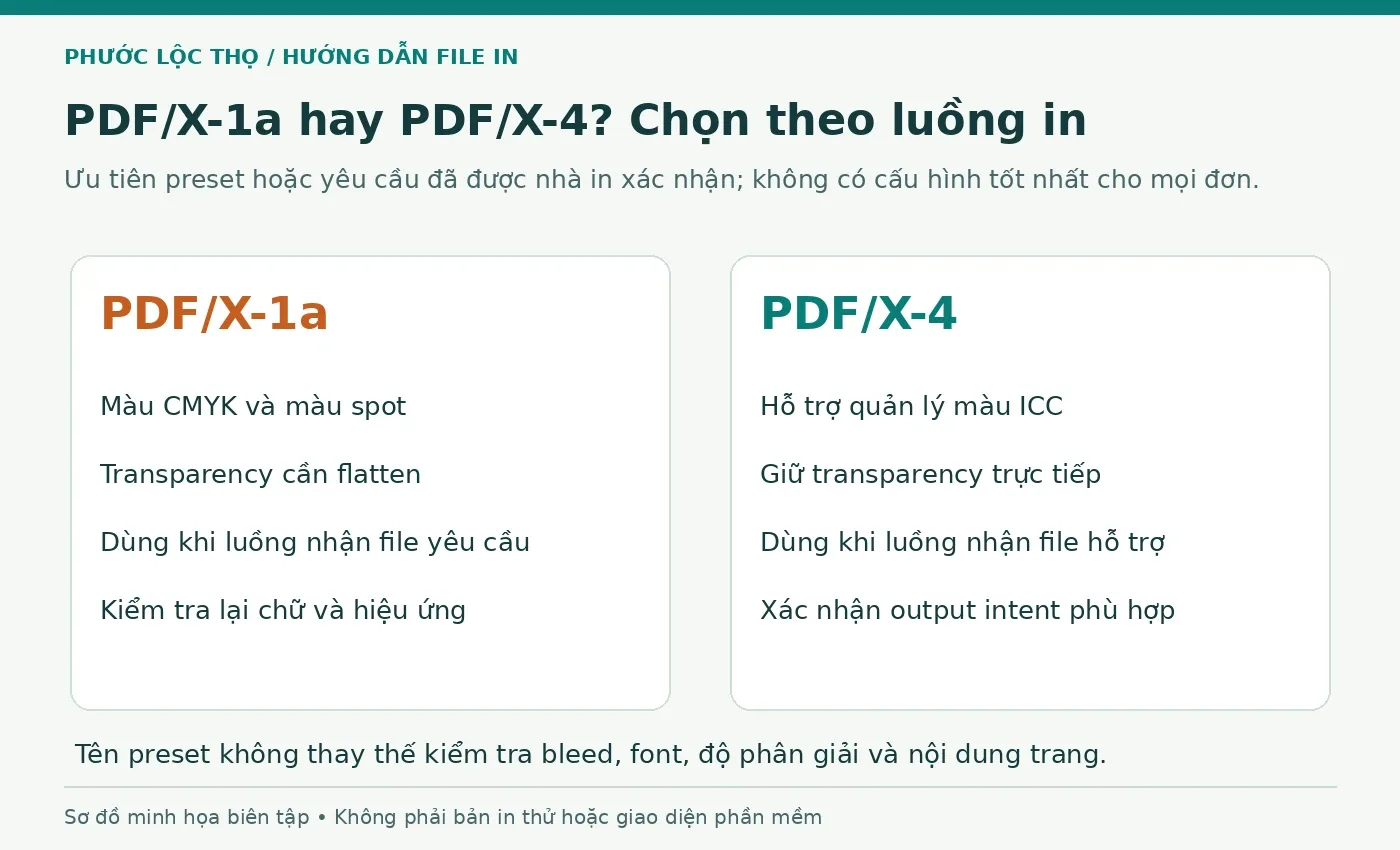 File PDF In Ấn Nên Xuất Theo Thiết Lập Nào?