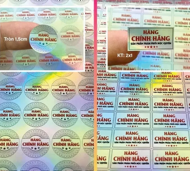 In Tem Niêm Phong – Bế Rãnh, Tem Vỡ Và Tem Chống Mở