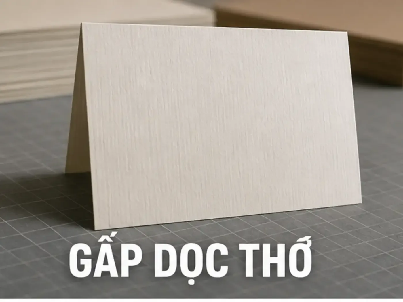 Thớ giấy ảnh hưởng bế gấp như thế nào