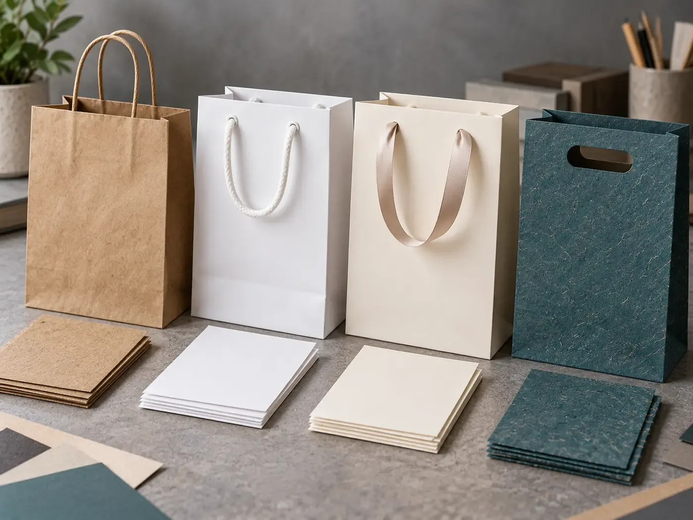 Túi giấy couche và ivory khác nhau thế nào