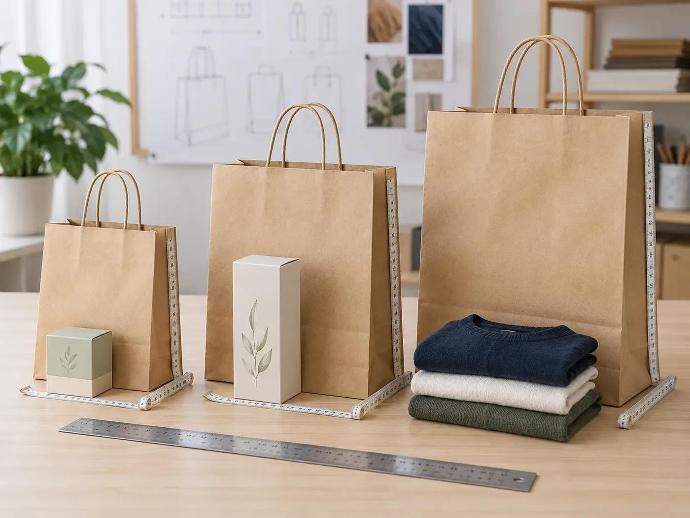 Cách chọn kích thước túi giấy theo sản phẩm