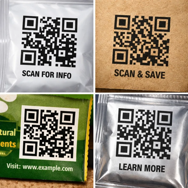 In Tem QR Code, Mã Vạch Và Số Nhảy Theo Dữ Liệu