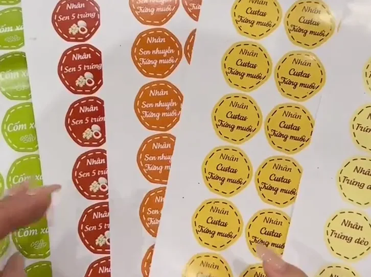In Tem Nhãn Decal Nhanh TP.HCM – Số Lượng Ít, Bế Theo Hình