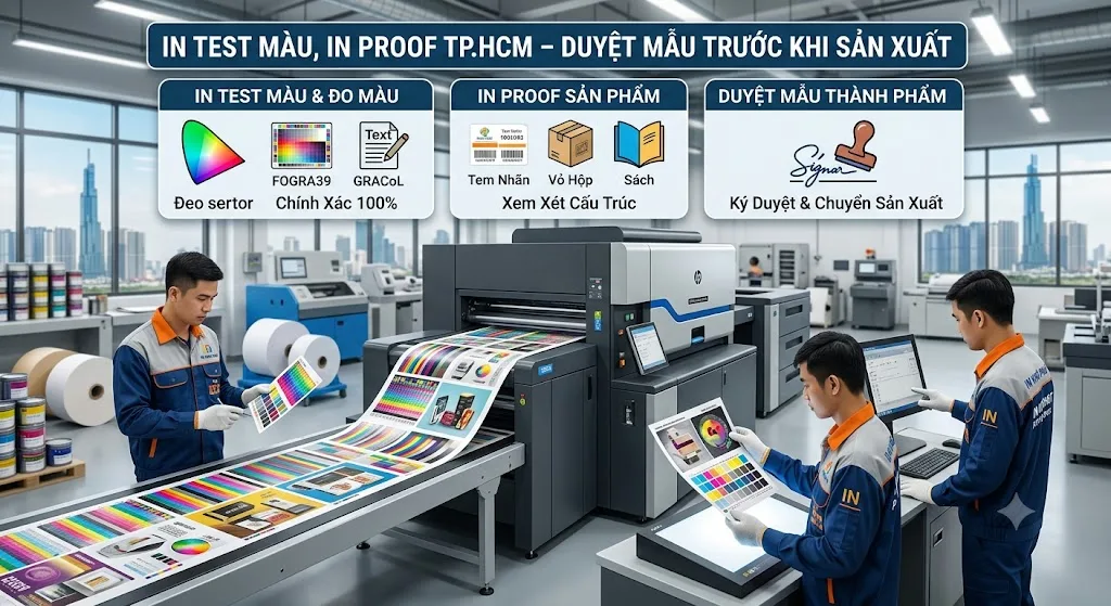 In Test Màu, In Proof TP.HCM – Kiểm Tra Màu Trước Khi Sản Xuất