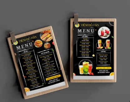 In Menu Tờ Rời: Quy Cách Và Lưu Ý Thiết Kế