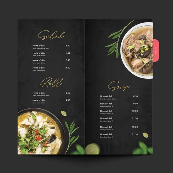 In Menu Tại TPHCM: Cách Chọn Quy Cách
